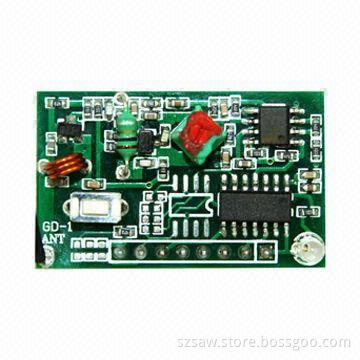 Super-regeneration receiver with four study code road